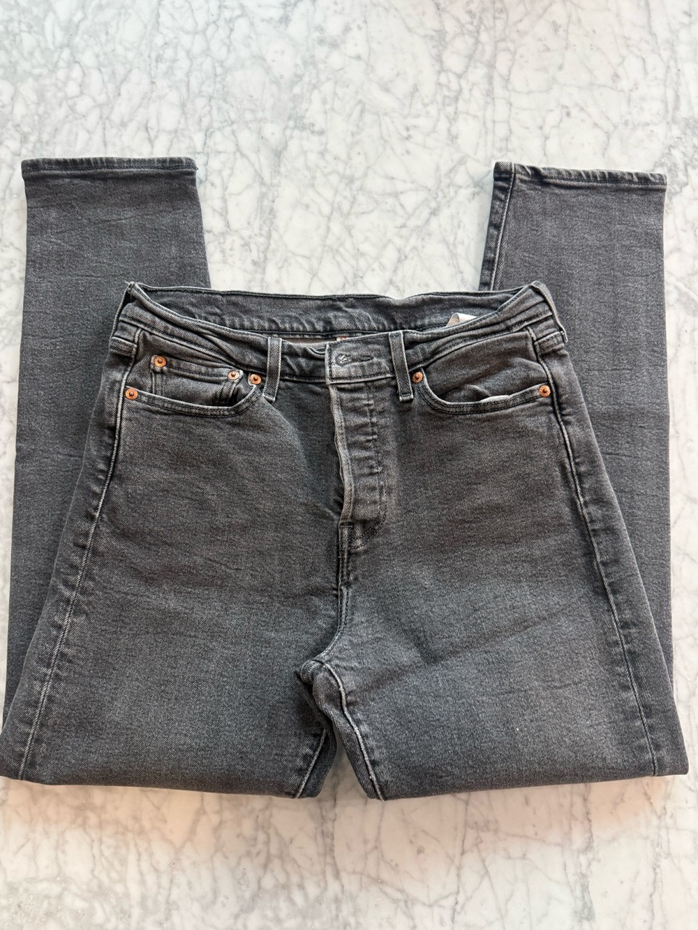 Levi's Men's Skinny Jeans in Faded Black